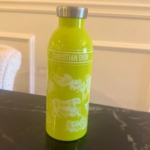 Christian Dior stainless steel Toile De Jouy Dioriviera Clima Bottle Green